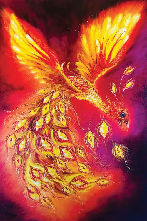 The Energy Of The Flame by Marina Skromova wall art