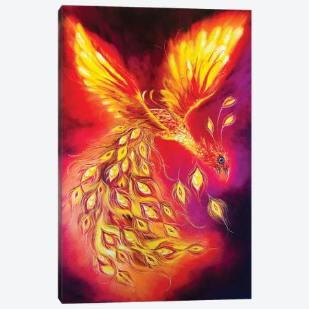 The Energy Of The Flame Canvas Print #SMV104} by Marina Skromova Canvas Wall Art