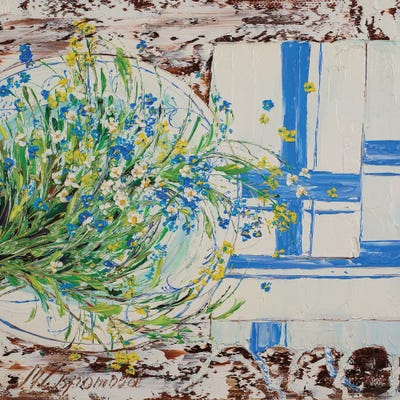 Spring by Marina Skromova metal wall art