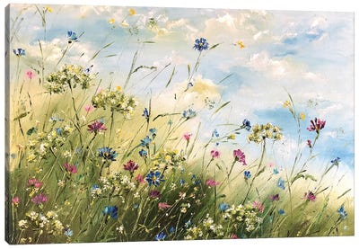 Motley Grass Canvas Art Print - Marina Skromova