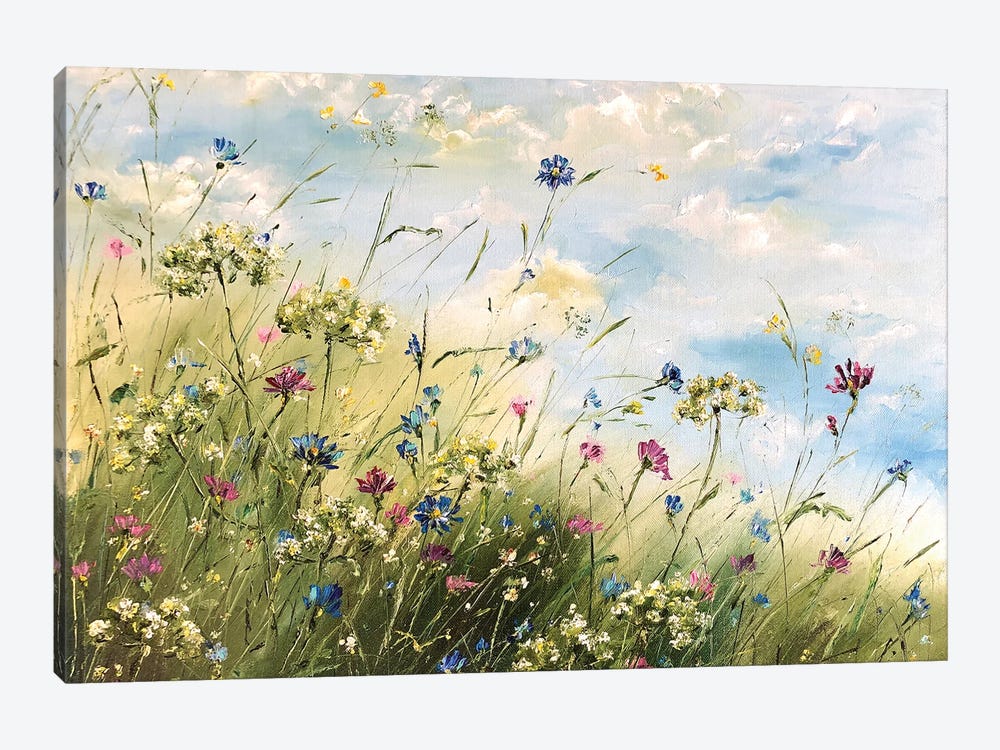 Motley Grass by Marina Skromova 1-piece Art Print