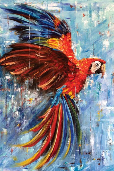 Parrots: Brightness Of Flight by Marina Skromova