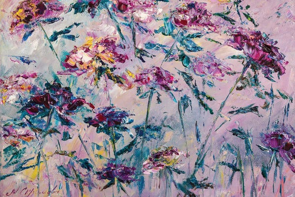 Fine Art Print: Bushes Of Wild Roses by Marina Skromova