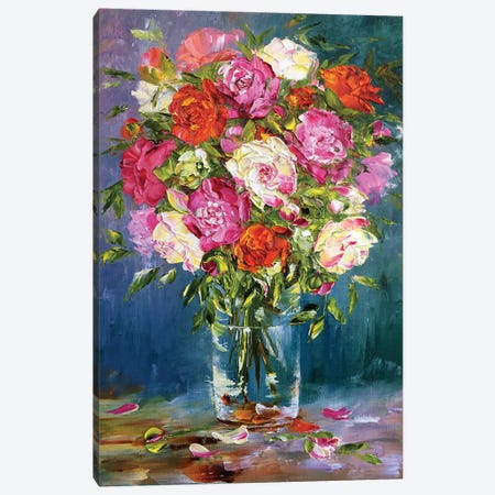 Bouquet Of Anabel Canvas Print #SMV126} by Marina Skromova Canvas Wall Art