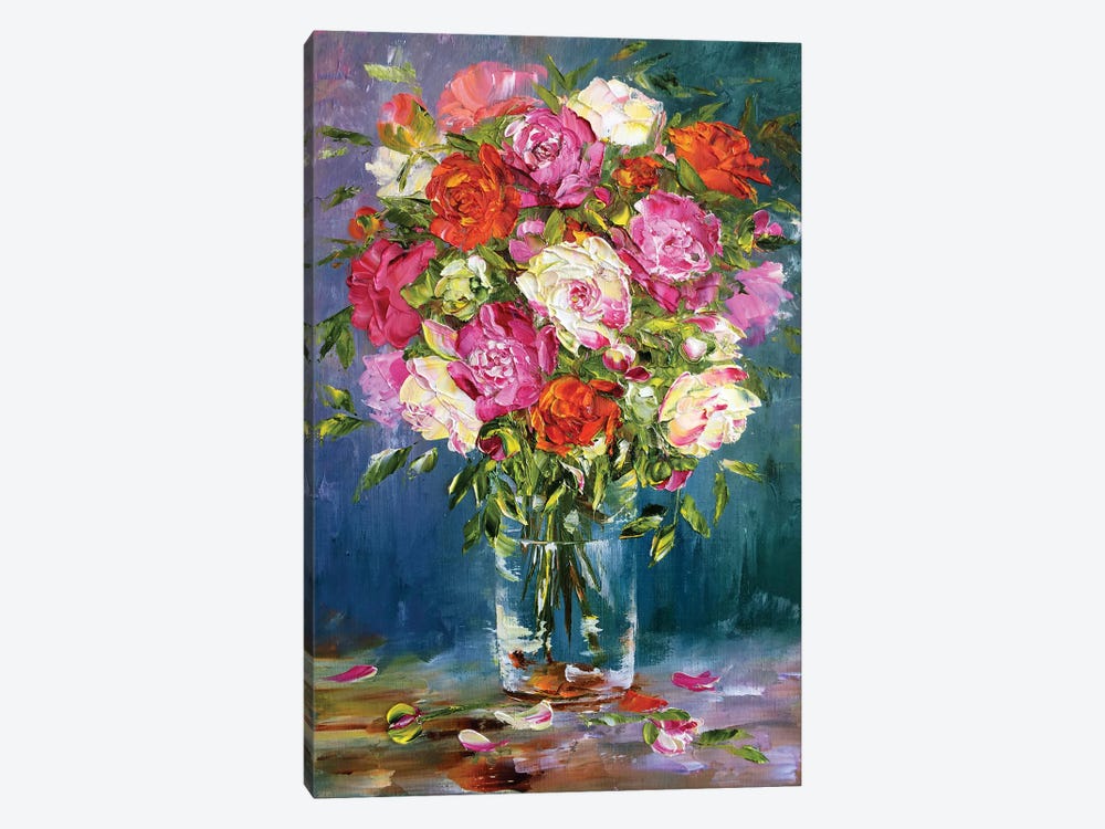 Bouquet Of Anabel by Marina Skromova 1-piece Canvas Art Print