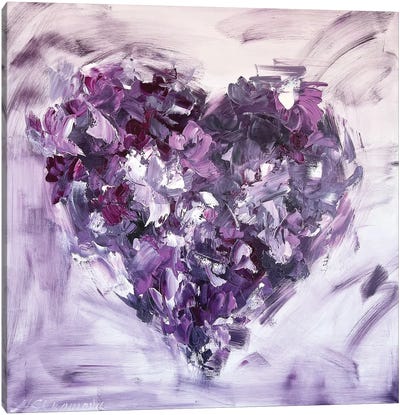 Hear My Heart Canvas Art Print - Heart Art
