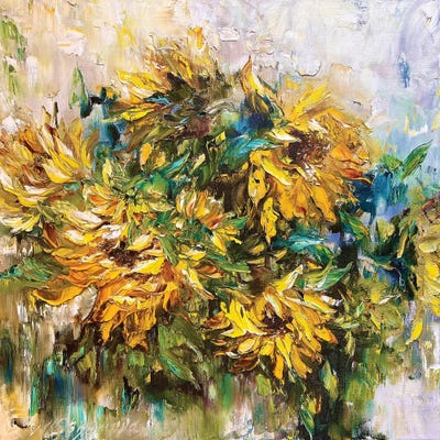 Sunflowers by Marina Skromova canvas print