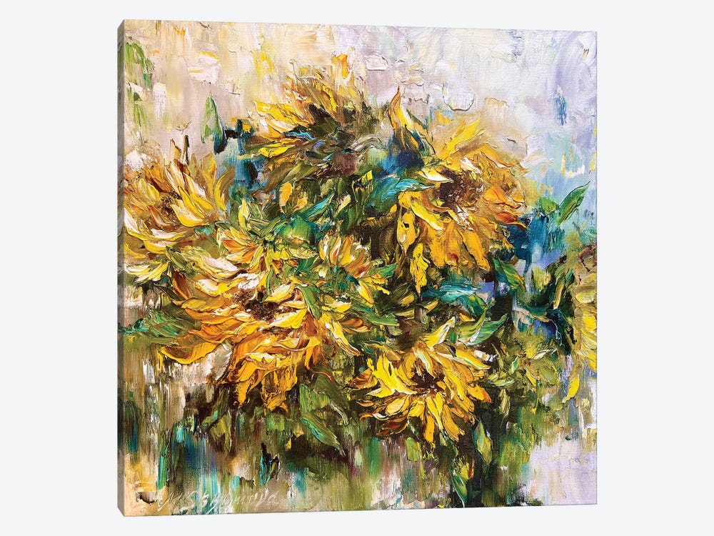 Sunflowers by Marina Skromova 1-piece Canvas Artwork