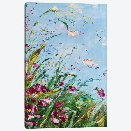 Life Over The Meadow Canvas Print #SMV15} by Marina Skromova Canvas Wall Art