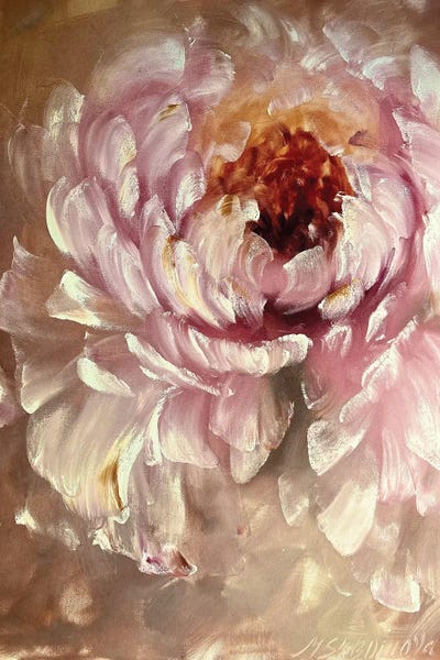 Beige Abstract Flower I