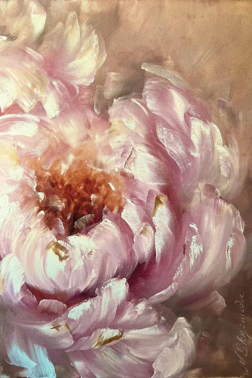 Beige Abstract Flower II by Marina Skromova wall art