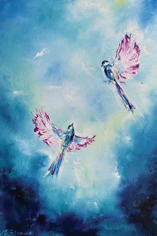 Eternal Love In Heaven by Marina Skromova wall art