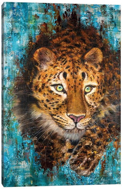 Wild Predator Canvas Art Print - Leopard Art