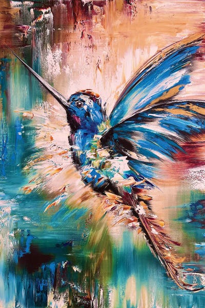 Hummingbirds: Bird V by Marina Skromova