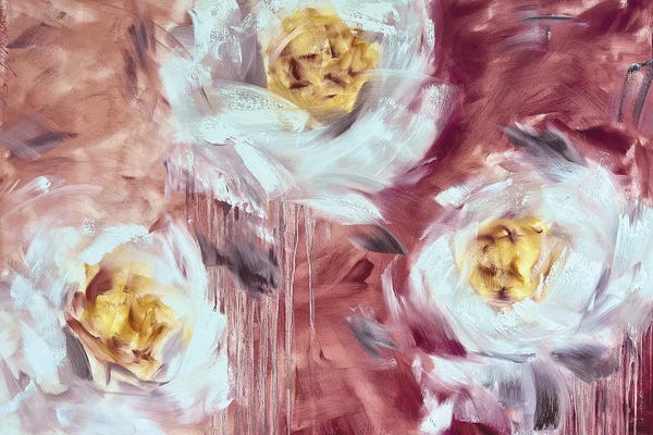 Peonies: Accent Paintings II by Marina Skromova
