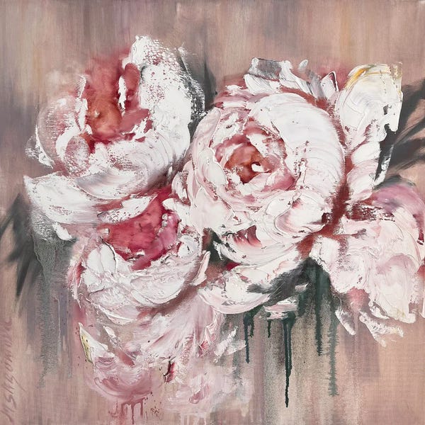 Peonies: Texture Peony by Marina Skromova