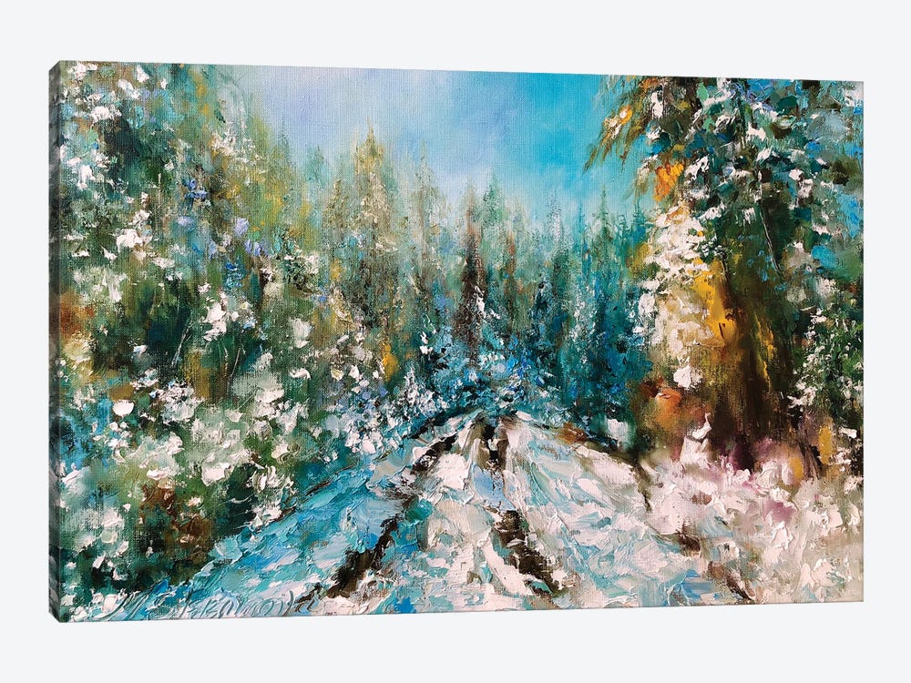 Winter Forest by Marina Skromova 1-piece Canvas Art