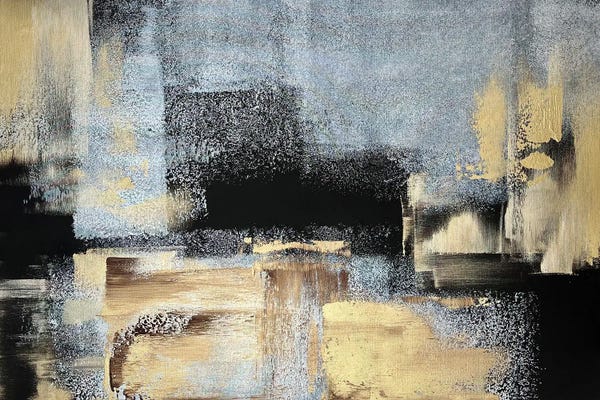 Seasonal Glam: Black And Gold II by Marina Skromova