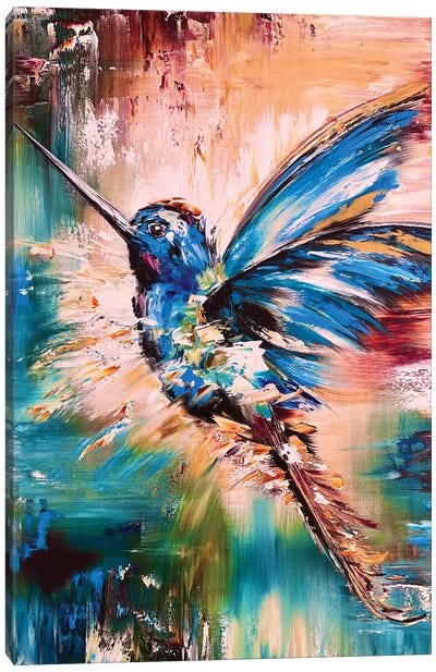 Hummingbird Canvas Art Print - Marina Skromova