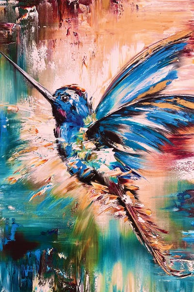 Hummingbirds: Hummingbird by Marina Skromova