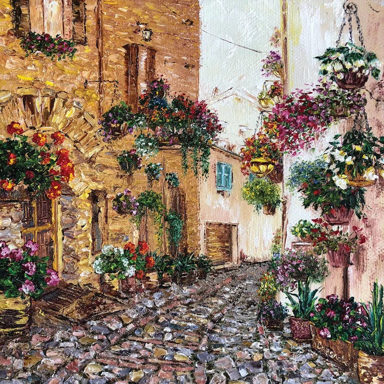 Streets Of Italy by Marina Skromova wall art