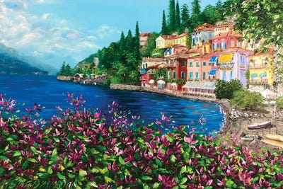 Сoast Of Italy by Marina Skromova canvas print