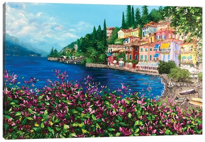 Сoast Of Italy Canvas Art Print - Marina Skromova