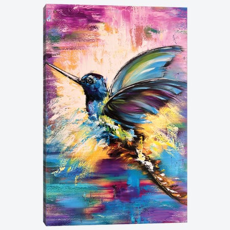Hummingbird III Canvas Print #SMV278} by Marina Skromova Art Print
