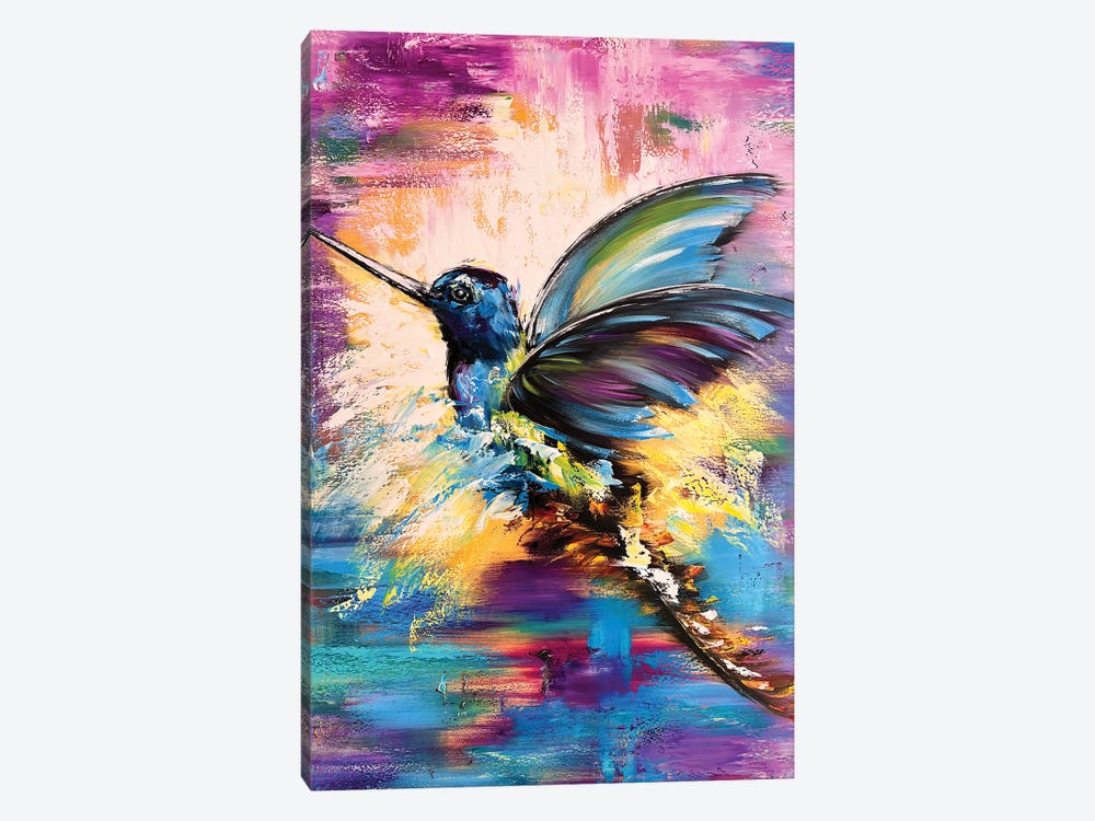 Hummingbird III by Marina Skromova 1-piece Canvas Wall Art
