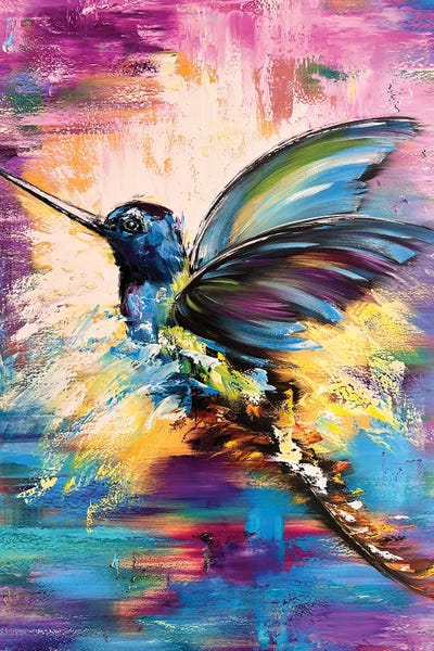 Hummingbirds: Hummingbird III by Marina Skromova