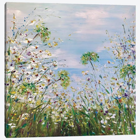 Spring Wind Canvas Print #SMV27} by Marina Skromova Canvas Print