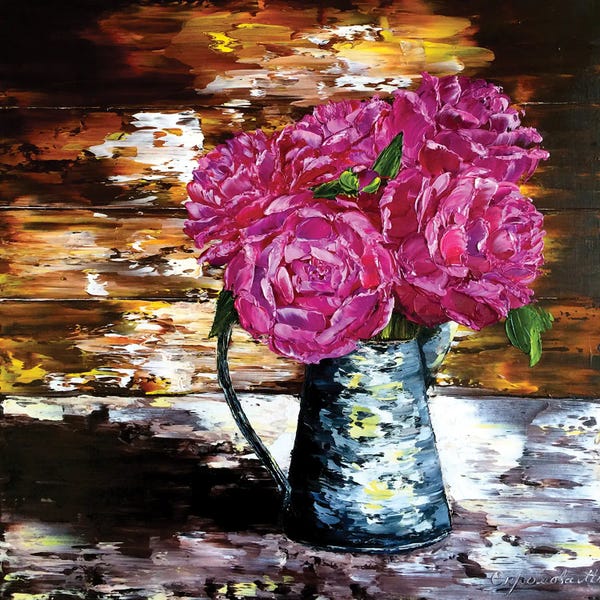 Peonies: Still Life XVI by Marina Skromova