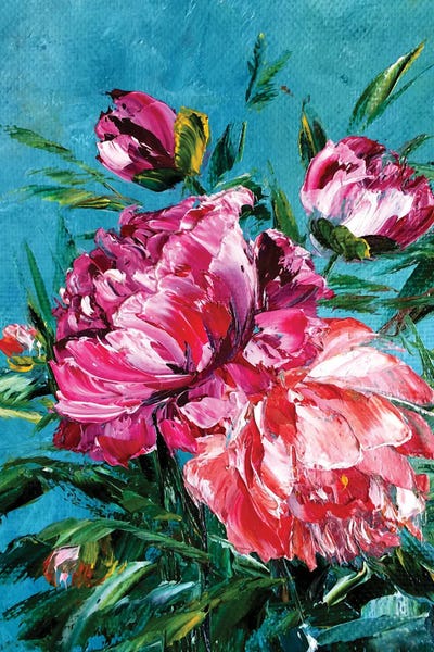 Peonies: Flowers IX by Marina Skromova