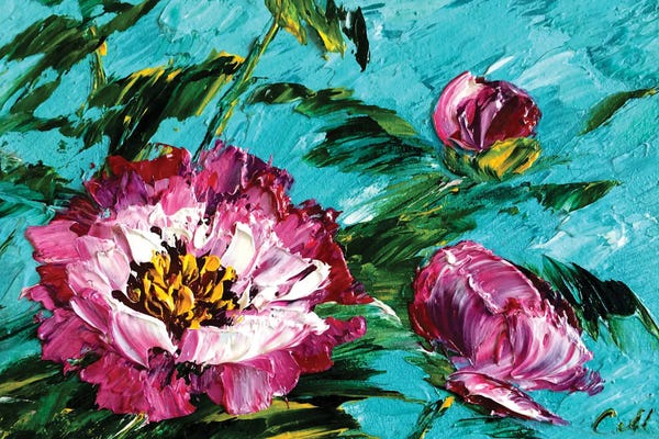 Peonies: Flowers X by Marina Skromova
