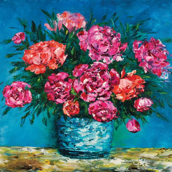 Peonies: Still Life XIX by Marina Skromova