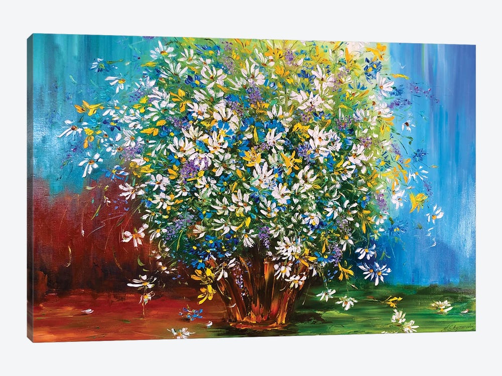 The Dance Of Wild Flowers by Marina Skromova 1-piece Canvas Art