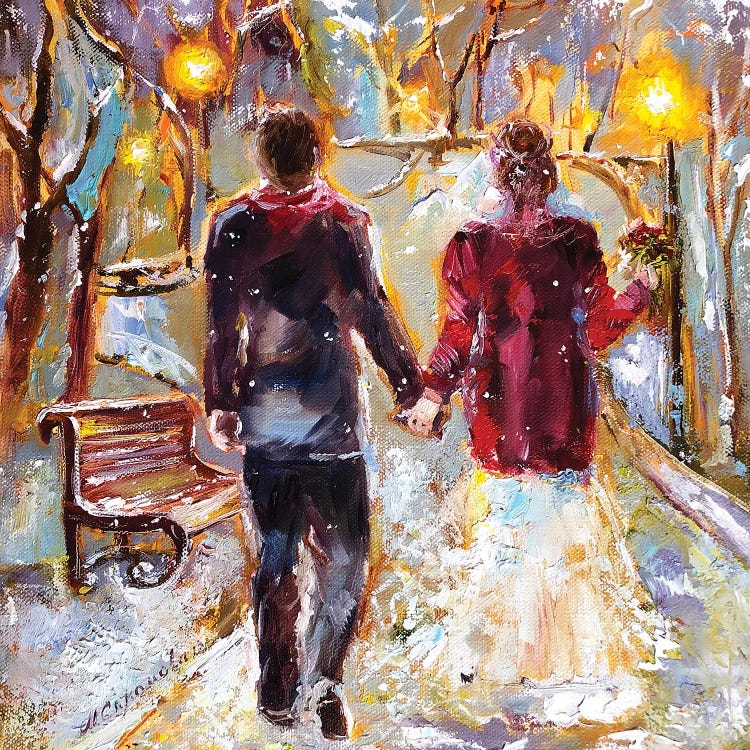 Newlyweds II by Marina Skromova wall art