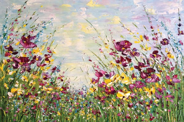 Wildflowers: Landscape II by Marina Skromova