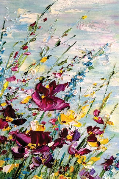Wildflowers: Summer Landscape by Marina Skromova