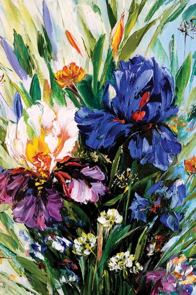 Irises Fantasy IV by Marina Skromova art print