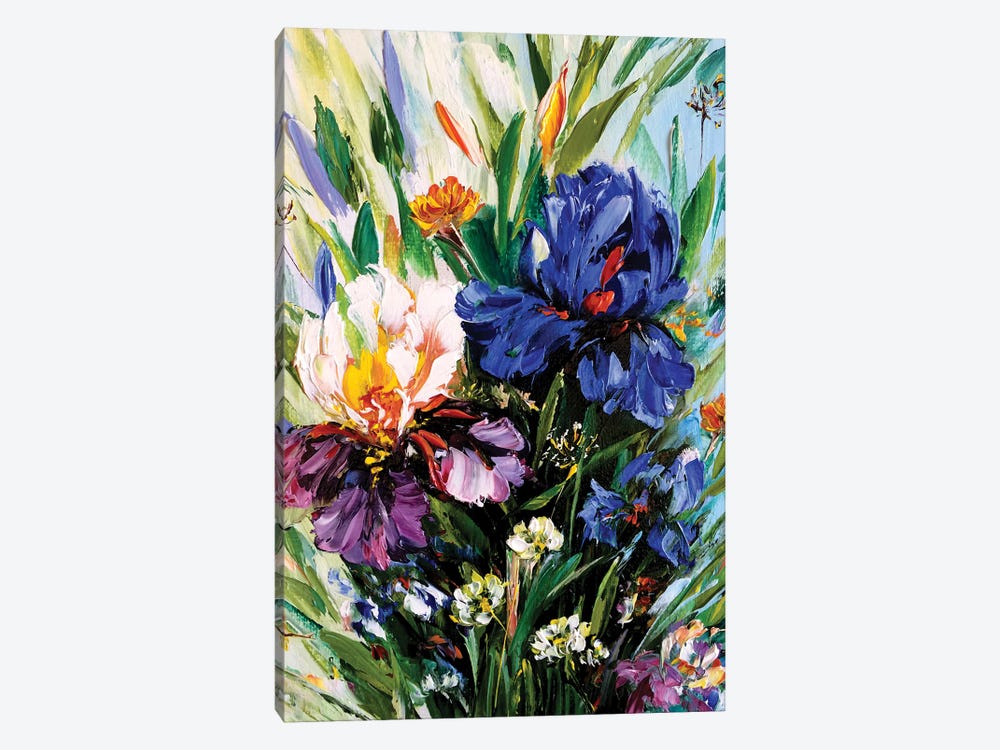 Irises Fantasy IV by Marina Skromova 1-piece Canvas Art