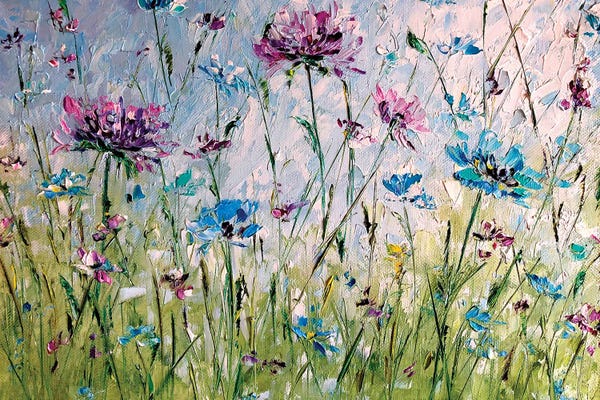 Fields, Grasslands & Meadows: Amazing Flowers by Marina Skromova