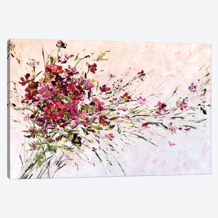 Red Flower Canvas Print #SMV345} by Marina Skromova Canvas Art