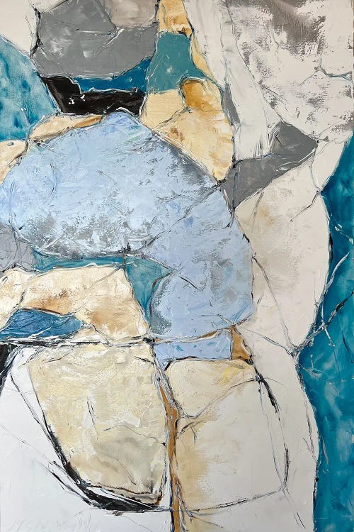Turquoise Abstract II by Marina Skromova wall art