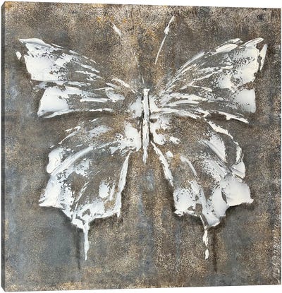 White Butterflies Canvas Art Print - Marina Skromova