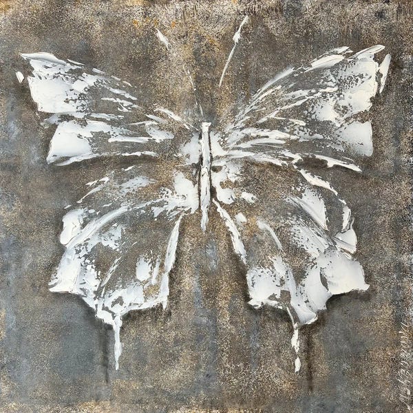 Butterflies: White Butterflies by Marina Skromova