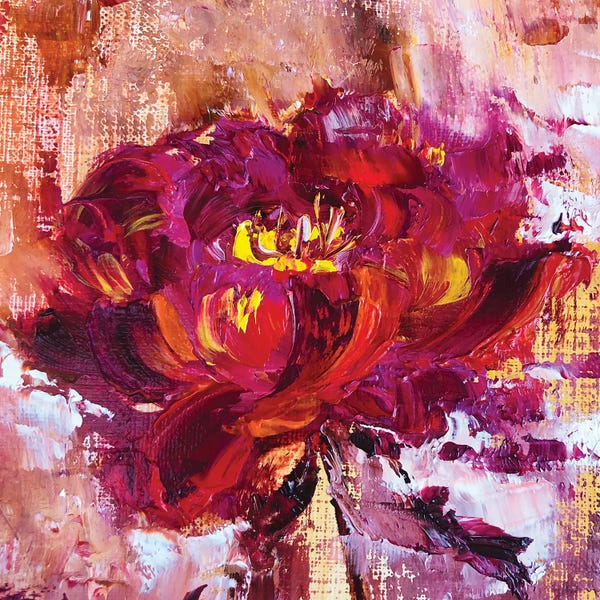 Poppies: Red Flower III by Marina Skromova