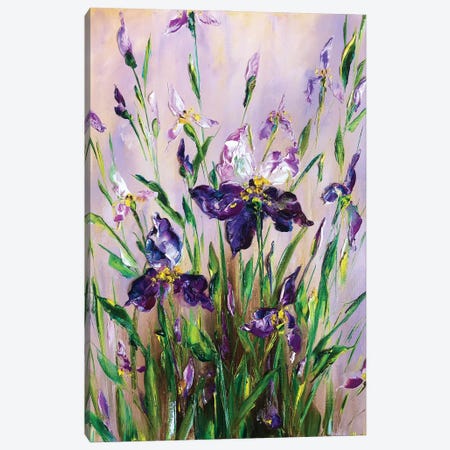 Morning Iris Canvas Print #SMV35} by Marina Skromova Canvas Artwork