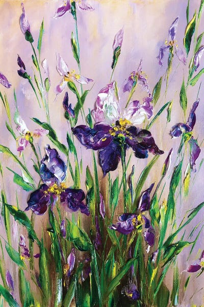 Irises: Morning Iris by Marina Skromova