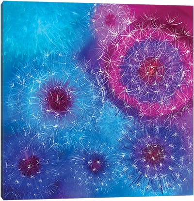 Space Fantasy Canvas Art Print - Dandelion Art
